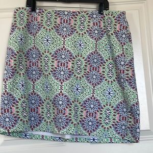 Talbots Lined Pencil Skirt in Bright Beautiful Colors- 18W